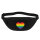 Bauchtasche Regenbogenflagge LGBT+ Pride Flag 2,5 Liter Black