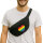 Bauchtasche Regenbogenflagge LGBT+ Pride Flag 2,5 Liter Black