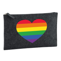 Kulturbeutel Regenbogenflagge LGBT+ Pride Flag 1 Liter...