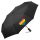 Regenschirm Regenbogenflagge LGBT+ Pride Flag 98cm Schwarz