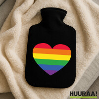 Wärmflasche Regenbogenflagge LGBT+ Pride Flag