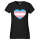 Damen T-Shirt Trans Pride Flagge LGBTQ Herz