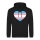 Unisex Hoodie Trans Pride Flagge LGBTQ Herz