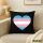 Kissen Trans Pride Flagge LGBTQ Herz 40x40cm