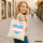 Jutebeutel Trans Pride Flagge LGBTQ Herz 10 Liter