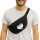 Bauchtasche Trans Pride Flagge LGBTQ Herz 2,5 Liter Black
