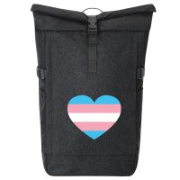 Kurierrucksack Trans Pride Flagge LGBTQ Herz 30-44 Liter...
