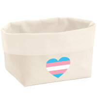 Organizer Trans Pride Flagge LGBTQ Herz