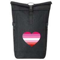 Kurierrucksack Lesbische Pride Flagge LGBTQ Herz 30-44...