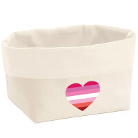 Organizer Lesbische Pride Flagge LGBTQ Herz