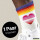 Unisex Socken Lesbische Pride Flagge LGBTQ Herz Baumwolle