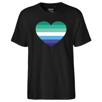 Herren T-Shirt Schwule Pride Flagge LGBTQ Herz