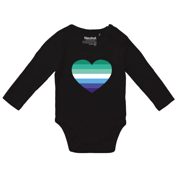 Baby Body Schwule Pride Flagge LGBTQ Herz