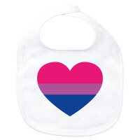 Baby Lätzchen Bi*sexuell Pride Flagge LGBTQ Herz...