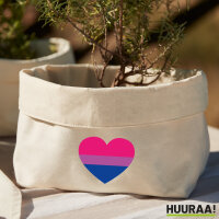 Organizer Bi*sexuell Pride Flagge LGBTQ Herz