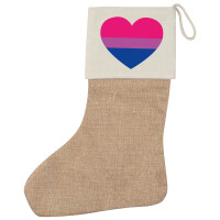 Weihnachtsstrumpf Bi*sexuell Pride Flagge LGBTQ Herz...