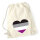 Turnbeutel Asexuelle Pride Flagge LGBTQ Herz 12 Liter