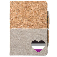 Notizbuch A5 Asexuelle Pride Flagge LGBTQ Herz 80 Blatt...