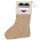Weihnachtsstrumpf Asexuelle Pride Flagge LGBTQ Herz Beige Jute