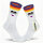 Unisex Socken Asexuelle Pride Flagge LGBTQ Herz Baumwolle