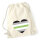 Turnbeutel Agender Pride Flagge LGBTQ Herz 12 Liter