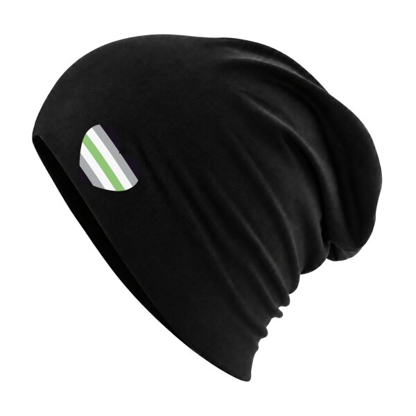 Beanie Agender Pride Flagge LGBTQ Herz
