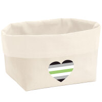 Organizer Agender Pride Flagge LGBTQ Herz