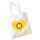 Jutebeutel Intersex Pride Flagge LGBTQ Herz 10 Liter