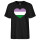 Herren T-Shirt Genderqueer Pride Flagge LGBTQ Herz