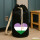 Seesack Genderqueer Pride Flagge LGBTQ Herz 20 Liter Black