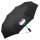 Regenschirm Genderqueer Pride Flagge LGBTQ Herz 98cm Schwarz