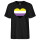 Herren T-Shirt Nonbinary Pride Flagge LGBTQ Herz