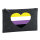 Kulturbeutel Nonbinary Pride Flagge LGBTQ Herz 1 Liter Charcoal
