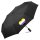 Regenschirm Nonbinary Pride Flagge LGBTQ Herz 98cm Schwarz