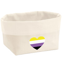 Organizer Nonbinary Pride Flagge LGBTQ Herz