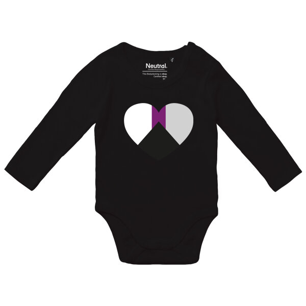 Baby Body Demisexuell Pride Flagge LGBTQ Herz