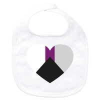 Baby Lätzchen Demisexuell Pride Flagge LGBTQ Herz...