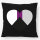 Kissen Demisexuell Pride Flagge LGBTQ Herz 40x40cm