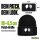 Beanie mit Patch Demisexuell Pride Flagge LGBTQ Herz Black