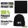 Beanie mit Patch Demisexuell Pride Flagge LGBTQ Herz Black