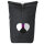 Kurierrucksack Demisexuell Pride Flagge LGBTQ Herz 30-44 Liter Black Melange