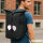 Kurierrucksack Demisexuell Pride Flagge LGBTQ Herz 30-44 Liter Black Melange