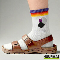 Unisex Socken Demisexuell Pride Flagge LGBTQ Herz Baumwolle