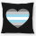 Kissen Demiboy Pride Flagge LGBTQ Herz 40x40cm