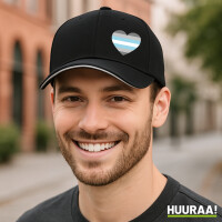 Kappe Demiboy Pride Flagge LGBTQ Herz