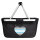 Einkaufskorb faltbar Demiboy Pride Flagge LGBTQ Herz 20 Liter Black
