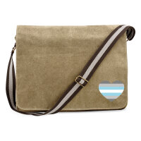 Umhängetasche Demiboy Pride Flagge LGBTQ Herz 14 Liter