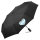 Regenschirm Demiboy Pride Flagge LGBTQ Herz 98cm Schwarz