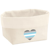 Organizer Demiboy Pride Flagge LGBTQ Herz