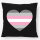 Kissen Demigirl Pride Flagge LGBTQ Herz 40x40cm
